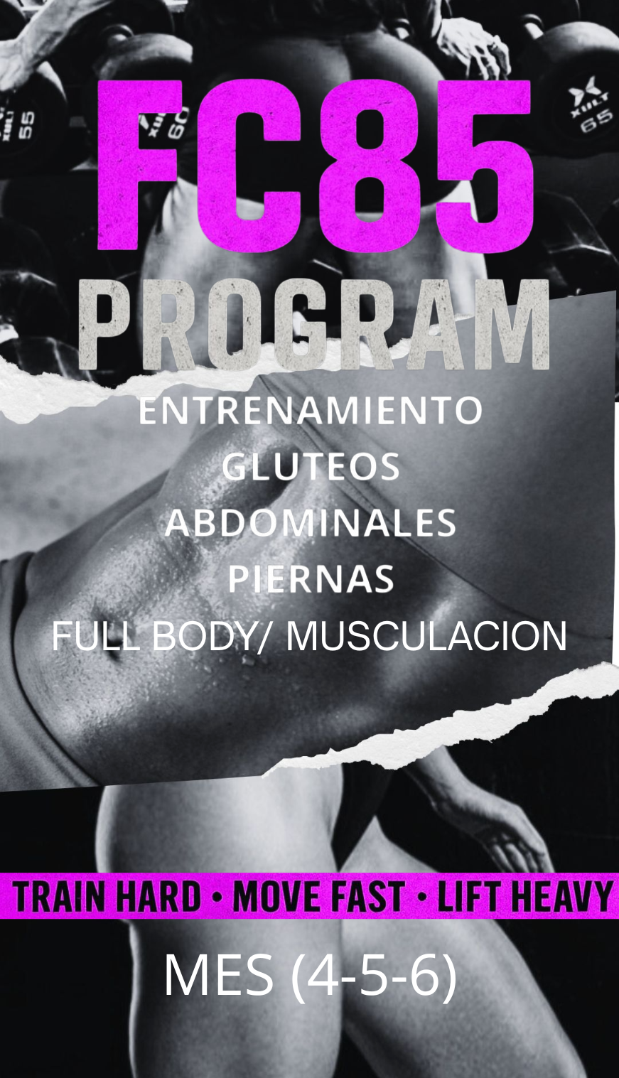 GLUTEOS, ABDOMINALES Y PIERNAS 2DA PARTE (MES 4-5-6) + GUIA NUTRICIONAL
