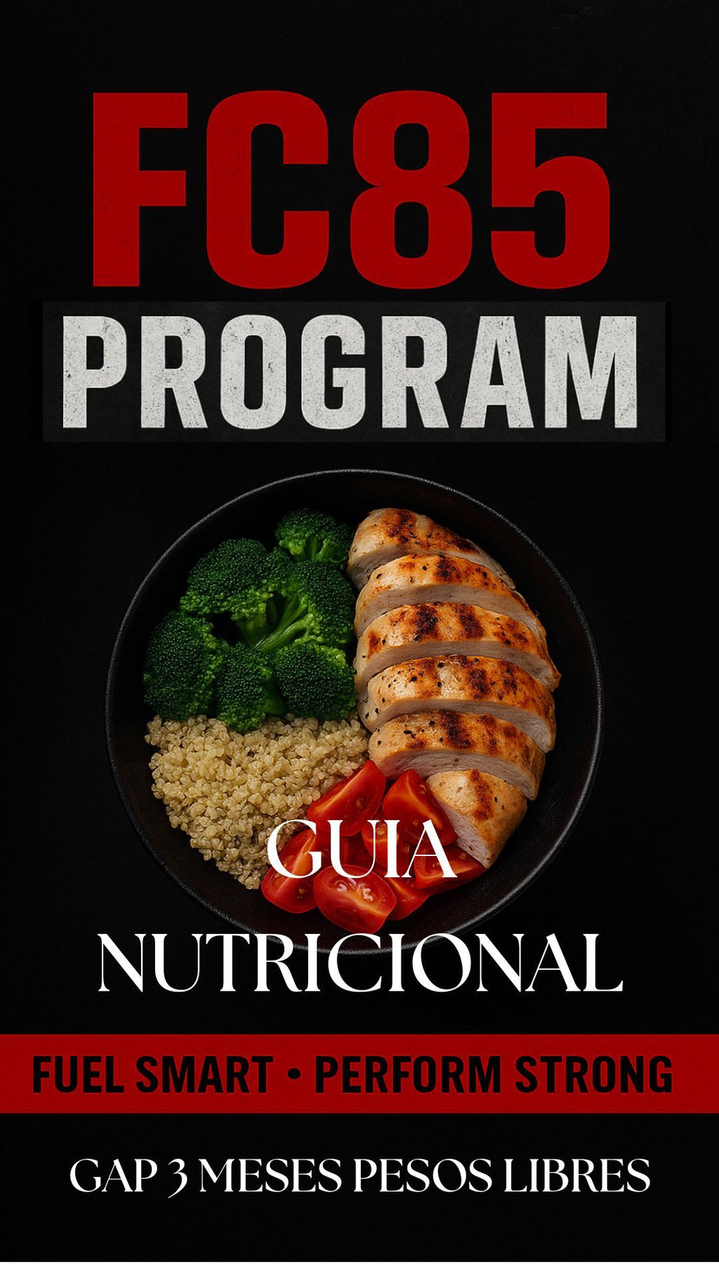 GLUTEOS, ABDOMINALES Y PIERNAS PESOS LIBRES + GUIA NUTRCIONAL (3 MESES)