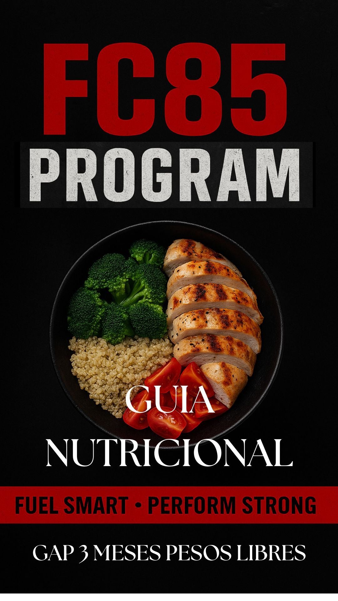 GLUTEOS, ABDOMINALES Y PIERNAS PESOS LIBRES + GUIA NUTRCIONAL (3 MESES)
