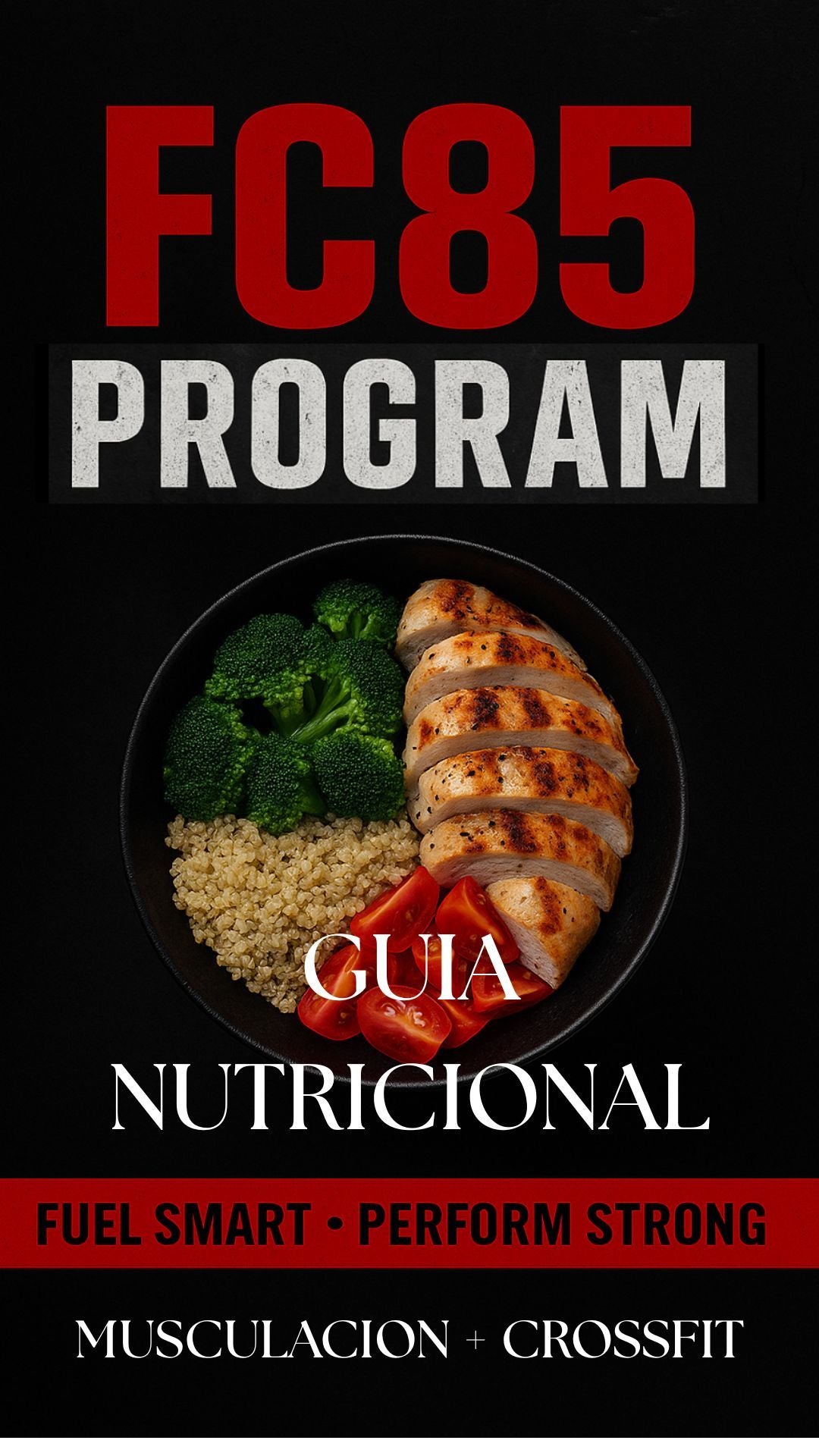 MUSCULACION (PESOS LIBRES) + CROSSFIT + GUIA NUTRICIONAL